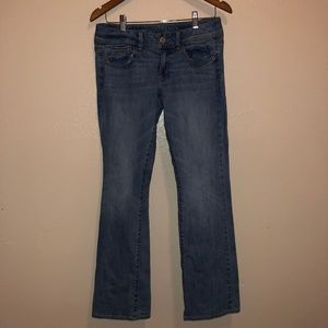 American Eagle Kick Boot Stretch Light Wash Jeans